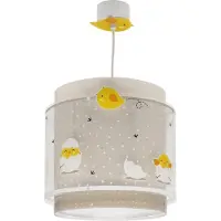 DALBER Lampe suspendue chambre d'enfant taupe Baby Chicken