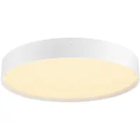 SLV 1008927 DECONA 42, CL, capteur, plafonnier apparent, rond, 2700/3000K, 23 W, blanc