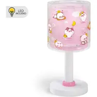 DALBER Lampe de table pour enfants Kawaii Friends Lueur rose dans le noir