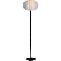 Masterlight Lampadaire design Arena avec capuche blanche