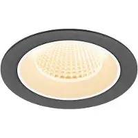 SLV Spot encastré Numinos M noir/blanc 2700K - 40 deg