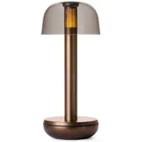 HUMBLE Lampe de table rechargeable Two Bronze Smoked