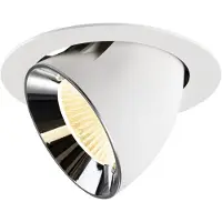 SLV Spot encastré Numinos Gimble XL blanc/chrome 3000K - 40 deg