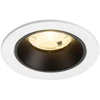 SLV Spot encastré Numinos S blanc/noir 3000K - 20 deg