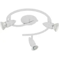 Eglo Emplacement monté en surface Magnum-Led Blanc à 3 lumières