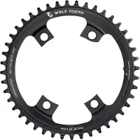 Wolf Tooth Shimano Kettenblatt, 110 BCD Asymmetric Drop Stop B - noir - 44 Zähne