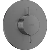 Hansgrohe AXOR One, mélangeur mural pour 1 sortie, finition noir brossé