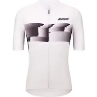 Santini Verve Short Sleeve Jersey Blanc 2XL Homme