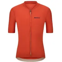 Santini Sensation Short Sleeve Jersey Orange L