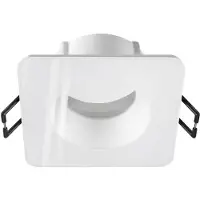 SLV Anneau de montage New Tria 68 IP65 carré blanc - sans raccord