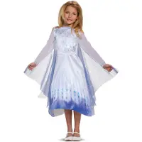 Disguise Snow Queen Elsa (128 Cm) Custom Bleu Enfants