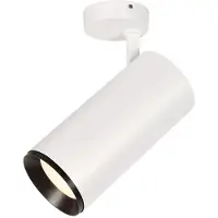 SLV 1006099 NUMINOS XL PHASE, plafonnier apparent blanc, noir 36W 36