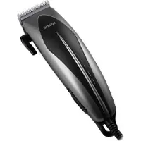 Sencor Tondeuse, , 4 accessoires peigne, Lame en acier inoxydable, Noir