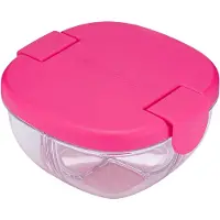 Yumbox Bol à collations - av. 3 pièces - Raspberry Rose - - UneTaille - Boîte à Repas