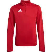 Adidas Entrada 26 Training Half Zip Sweatshirt Rouge 9-10 Years Enfants