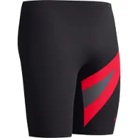 Speedo Hommes, Short de bain, Męskie Bokserki kąpielowe HYPERBOOM JAMMER, Rouge, Noir, (6)