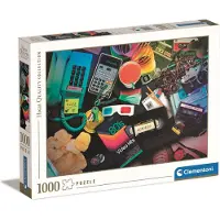 Clementoni puzzle 1000 HQ Nostalgie des années 80 39649