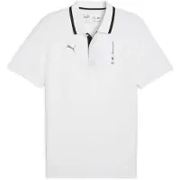 Puma Bmw Mms Short Sleeve Polo Blanc M