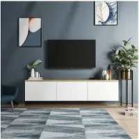 Skye Decor , Néon - Blanc, Armoires TV, Blanc, 160 x 35 x 32 cm