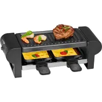 Clatronic Raclette gril 2 personnes RG3592-noir