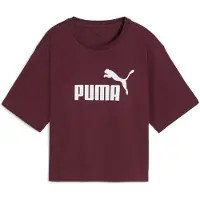 Puma Ess No 1 Logo Cropped short-sleeve t-shirt Purple S Femmes Purple S