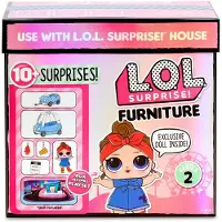 Mga Entertainment 561736XX1E7C - L.O.L. Surprise Furniture with Doll Asst in PDQ - Wave 1 / Serie 2 Road Trip & Can Do Baby