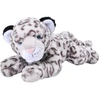 Wild republic Ecokins Snow Leopard Teddy 30 Cm Gris Enfants