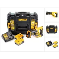 DeWalt DCS 367 P2 Scie sabre sans fil 18V brushless + Coffret de transport TSTAK + 2x Batteries 5,0 Ah + Chargeur