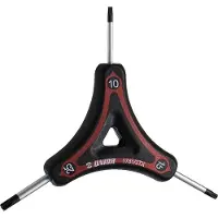 Unior Clé pour vis TX intérieures rouge TX10 15 et 25mm 1781/2TX-US