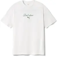 Puma Message Graphic T-shirt manches courtes Blanc M Hommes,Femmes Blanc M