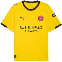 Puma Girona Fc 25/26 Replica Away Junior Short Sleeve T-shirt Jaune 7-8 Years Enfants
