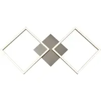 Searchlight Applique design Wall Art 75cm gris