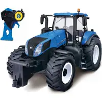 Maisto Tech 82721 - Tracteur télécommandé - New Holland T8.435 Genesis (échelle 1:16)
