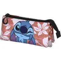 KARACTERMANIA - Premium Etui Potrójne Disney Stitch Maui do Przyborów Szkolnych