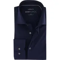Venti Jerseyflex Comfort Fit Chemise en jersey bleu, Unicolore