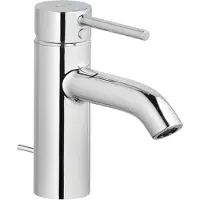 Kludi BOZZ Mitigeur monocommandé pour lavabo, hauteur de bec 75mm, avec garniture de bec en métal, chrome, 382700576