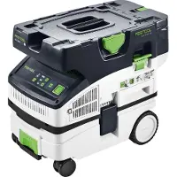 Festool CTLC MINI I-Plus Aspirateur sans fil mobile 36 V ( 2x 18 V ) classe de poussière L ( 577670 ) + 4x batterie 5,0 Ah + chargeur double + Systainer