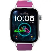 Savefamily Montre connectée enfant SaveWatch Plus 2 49 mm Bluetooth Blanc avec bracelet Maui