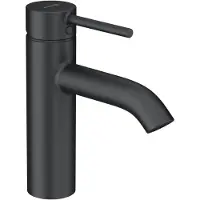 Kludi BOZZ Mélangeur de lavabo, noir mat, avec vidage