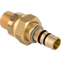 Geberit Vertriebs GmbH Raccord de transition Mepla en bronze, avec filetage extérieur 40mmx1 1/4