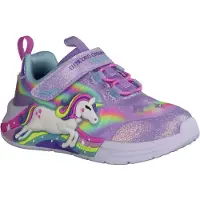 SKECHERS Chaussures av. Lumière - Unicorn Chaser - Lavender/Mult - - 25 - Chaussures Clignotantes