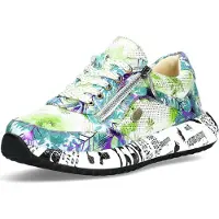 LAURA VITA Baskets basses BURTON femmes - Bleu - 39