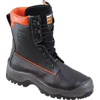 FHB Bottes de sécurité forestières NoRisk taille 47 noir / orange - 39113-47