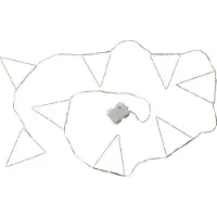 Star Trading Guirlande de fanions Penny pour l'extérieur, 11 LED blanc chaud, L 240 cm
