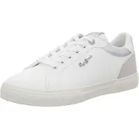 Pepe Jeans Baskets basses 'KENTON COURT' gris / argent / blanc