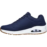SKECHERS Chaussure à lacets 'Klassischer Schnürschuh Herren 52458 NVY Kunststoff (Synthetik) in blau' bleu