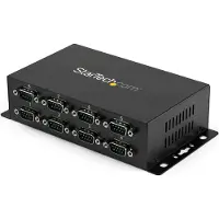 StarTech.com .com Adaptateur série USB vers DB9 RS232 Hub 8 ports - Rails DIN industriels et montage mural