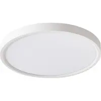 LINDBY Plafonnier , Deika, dimmable, Blanc, Salon / séjour, Plastique, Moderne