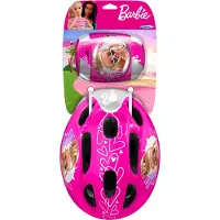 Barbie Casque + coudières/genouillères - Barbie - Rose - Enfant
