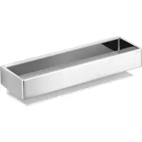 Keuco EDITION 11, tablette de douche, chromée, anodisée argent, 1 pièce.